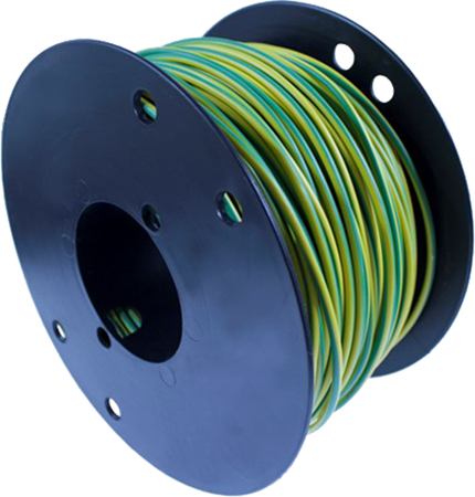 Kabel, RKUB, 4.0mm², GRÖN/GUL